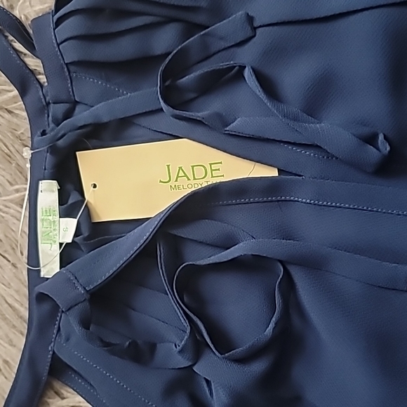 Halter Top Navy Blue - Picture 2 of 12